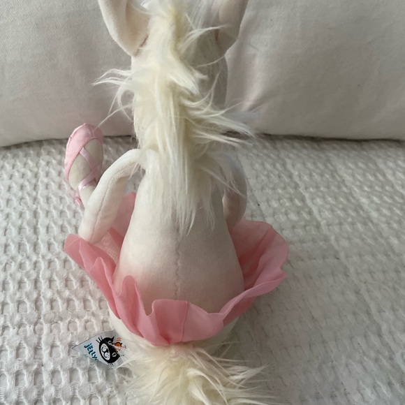 Jellycat Dancing Darcy Ballerina Tutu White Unicorn Plush Stuffed Animal Retired - Picture 6 of 12